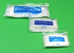 Zippit Zip Slide Lock Bags 2” Assorted 2mil Baggies 100 @ 2×2 2×4 2×8 Reclosable