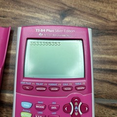 Texas Instruments TI-84 Plus Graphing Calculator Pink silver edition