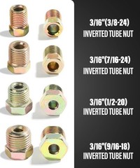 25 Ft. 3/16 Copper Nickel Brake Line, Rustproof Brake Line Tubing Color: Gold