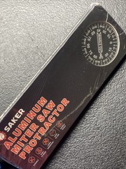 ALUMINUM MITER SAW PROTRACTOR BY SAKER