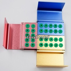 Dental Bur Holder Block Disinfection Box 10/15/16/24/30/56/100/142/152 Holes