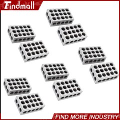 5 MATCHED PAIRS ULTRA PRECISION 1-2-3 BLOCKS 23 HOLES .0001″ MACHINIST 123