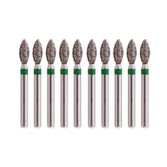 Dental Diamond Burs Football Dia FG 368/023C Pointed Coarse Grit High Speed Burr