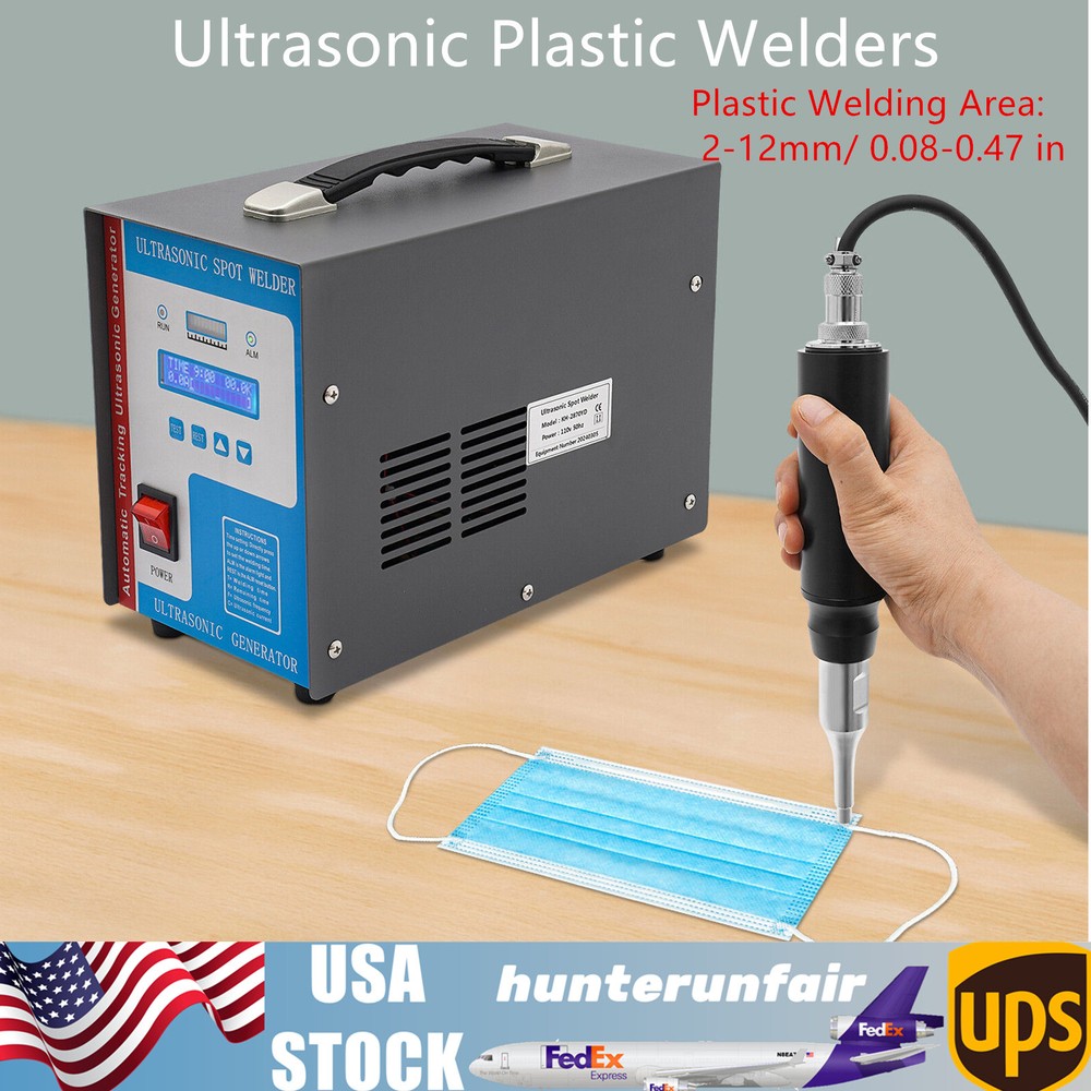 110v 700W Electric Plastic Welder Handheld Ultrasonic Spot Welding Machine