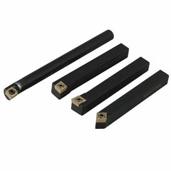 4x Lathe Turning Tool Set Holder Boring Bar 12mm Shank+10x Carbide Insert