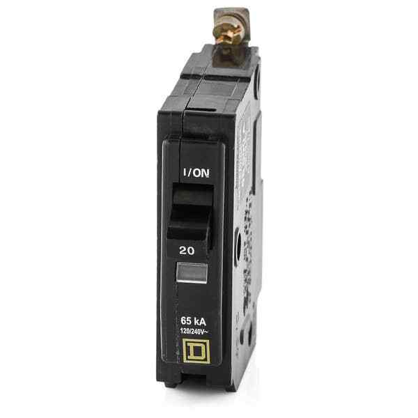 Square D QHB120 Circuit Breaker 20A 1-Pole 120/240V 65kA