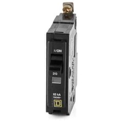 Square D QHB120 Circuit Breaker 20A 1-Pole 120/240V 65kA