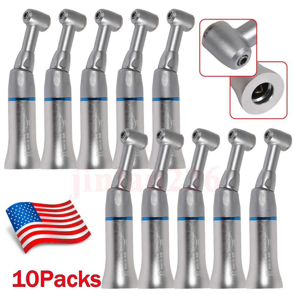 10 PCS NSK Style Dental Low Slow Speed Push Button 2.35mm Contra Angle E-type