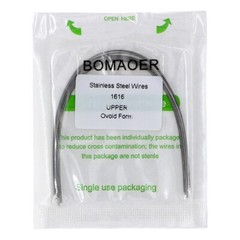 100 packs Dental Orthodontic Stainless Steel Rectangular Arch wires 16×16 Upper