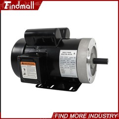5HP Electric Motor 3450RPM Single Phase 208-230V 56C Frame 5/8″ Shaft 60HZ TEFC