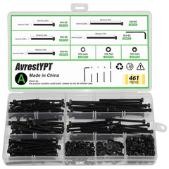 461 Pieces M3 X 30Mm /35Mm /40Mm /45Mm /50Mm Socket Head Screws M3 Long Screws M