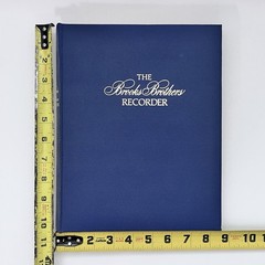 Vintage The Brooks Brothers Recorder 1978 Hardcover Organizer