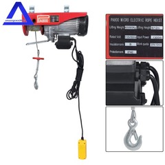 Electric Hoist 1760lbs Crane Winch with Wired Remote Control 1350W 110V
