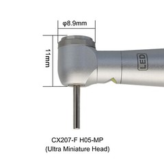 COXO Dental Self Power LED Handpiece CX207-F High Speed Turbine 2 4 Hole Midwest
