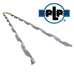 PLP Galvanized Steel Preformed Tree Grip / Dead End, 1/4″ (Yellow), Made in USA