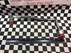 SWAGELOK Flexible Tubing 1/2″ X 12″, 1/2″ VCR X 1/2″ FVCR, SHIPSAMEDAY#128R10