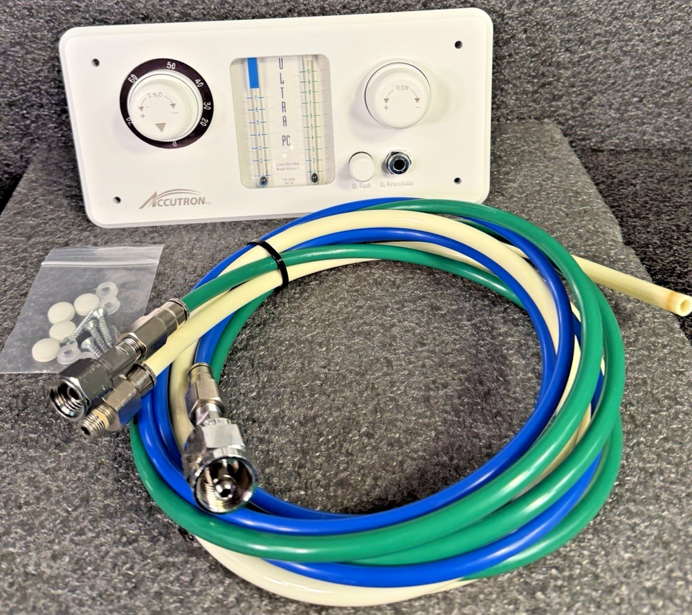 Accutron Ultra PC 31970 Dental Nitrous Sedation Regulator Cabinet Flush Mount