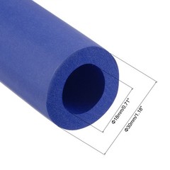 3.3ft Foam Tubing for Handle Grip Support 18mm ID 30mm OD Length Blue