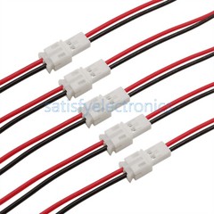 20CM JST PH 2.0 2 Pin Male Female Cable Connector Micro JST PH 2P 2.0mm Pitch