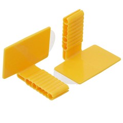 100Pcs Dental Sensor Holder self-adhesive X-ray Sensor Holder Posterior Yellow