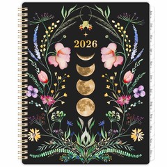 2026 Planner – 2026, Jan. 2026 – Dec. 8.5” x 11”, A4, Black
