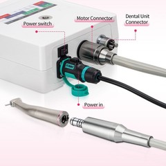 NSK Style Dental Brushless LED Electric Micro Motor 1:1/1:5 Increasing Handpiece