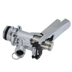 G5/8 U-Shaped Beer Keg Coupler Stainless Steel Dispenser for Home Bar & Restaura