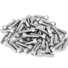 M5-0.8 x 12mm Hex Socket Head Cap Screws Bolts 304 Stainless Steel Metric Machin