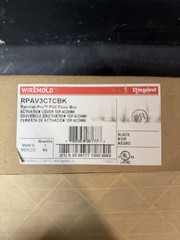Wiremold RPAV3CTCBK Ratchet-Pro PVC Floor Box Cover Kit BLACK