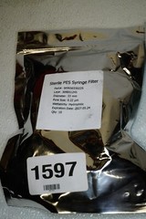 SFPES033022S Syringe Filter, Sterile, 33mm Dia, PES Membrane 0.22μm Pore Q=10