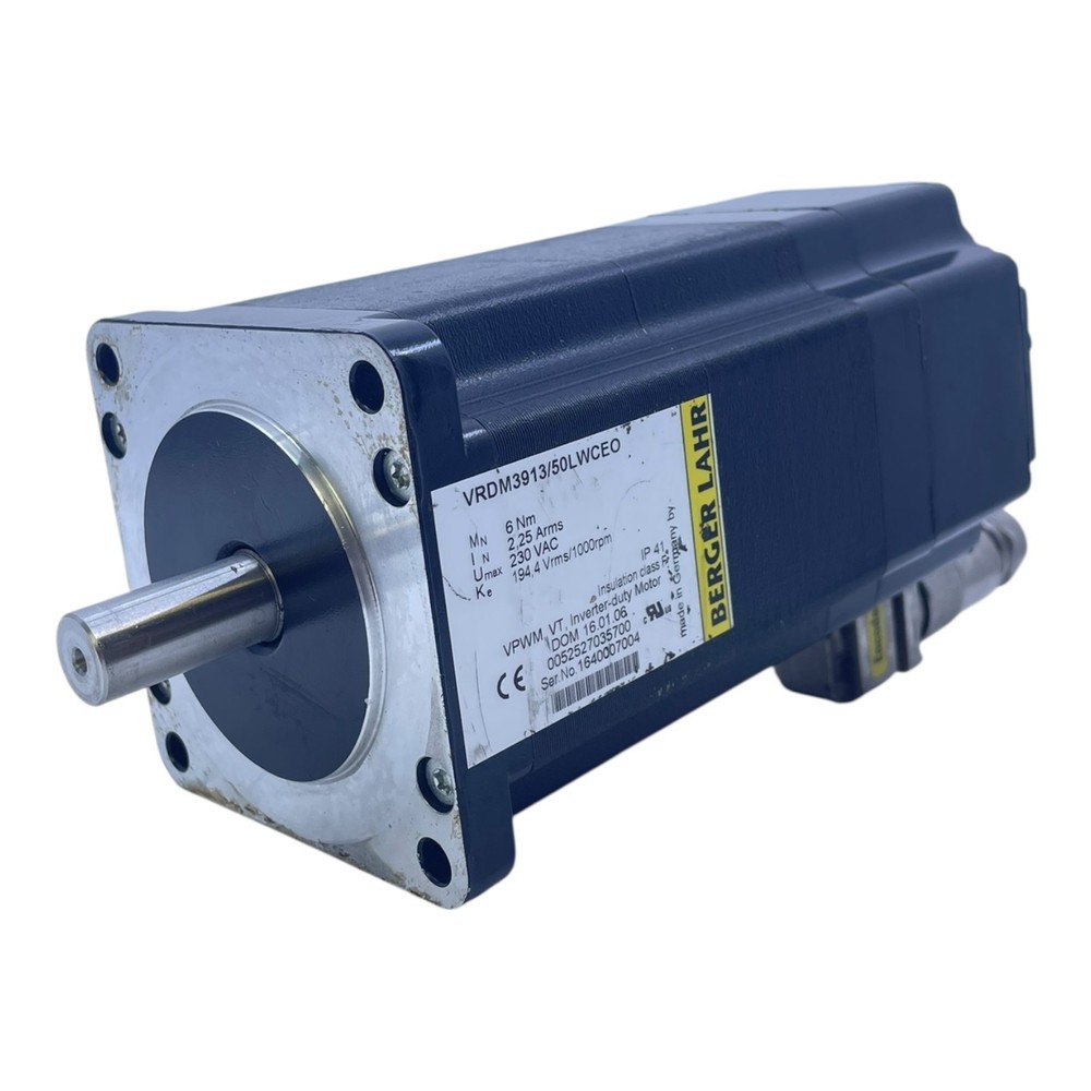 Berger Lahr Servo Motor 6Nm VRDM3913/50LWCEO 230V AC 2.25A For The Industry