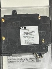 Eaton 15-amp 1-Pole Afci Plug-on Neutral Circuit Breaker BRP115AFCS