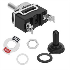 5X Toggle SWITCH ON/OFF Heavy Duty 15A 250V SPST 2 Terminal Car Boat* Waterproof