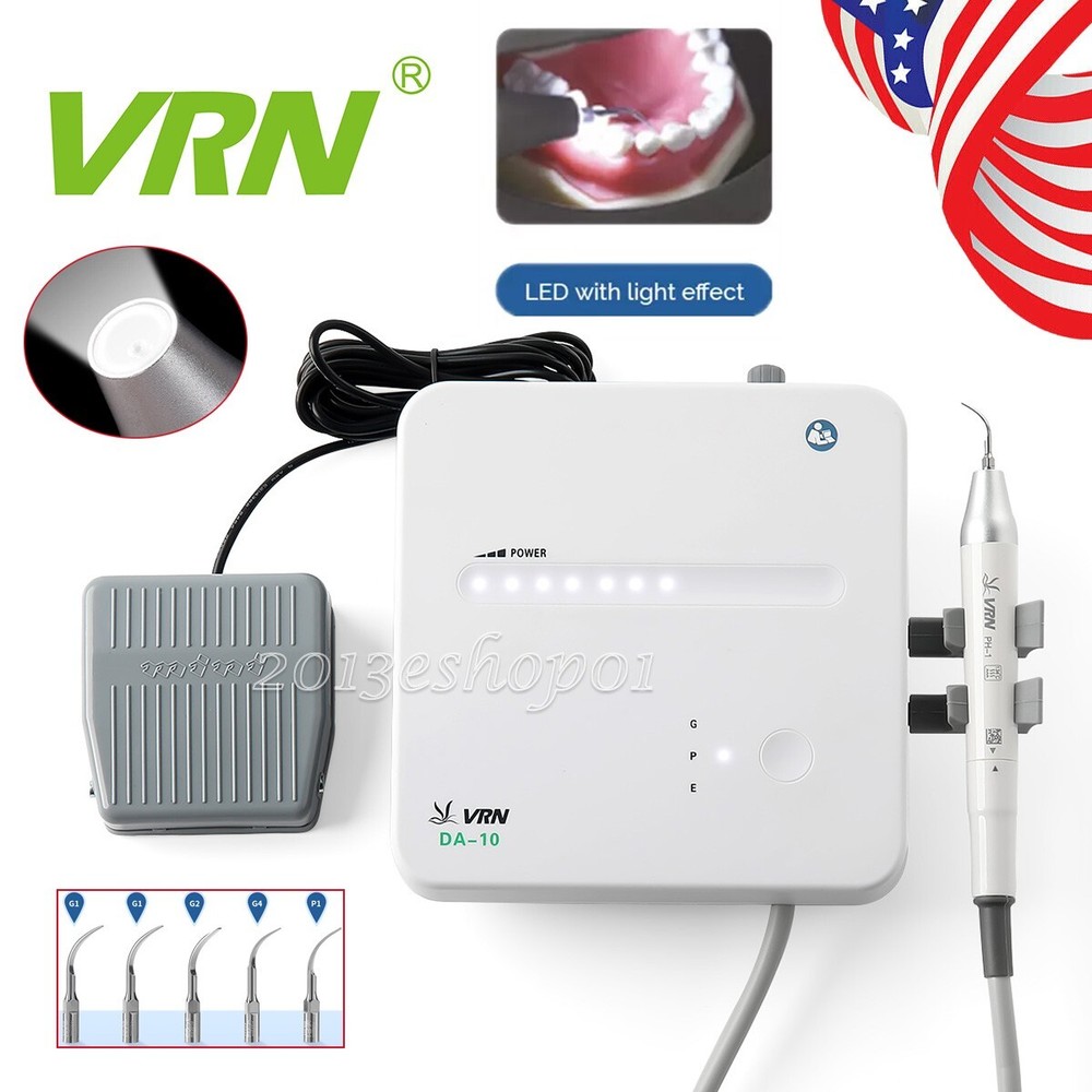 VRN-DA10 Dental Ultrasonic Scaler Perio Scaling Endo +LED Detachable Handpiece