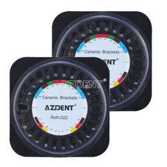 AZDENT Dental Orthodontic Ceramic Brackes Braces Roth /MBT .022 Hooks 345