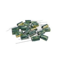 20pcs 35V 220UF Capacitor 8x12mm(0.31×0.47in) High Frequency Aluminum
