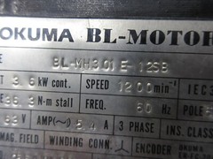 *SPECIAL PRICE* OKUMA BL-MOTOR BL-MH301E-12SB 1995.12 ER-FC-2048D WARRANTY