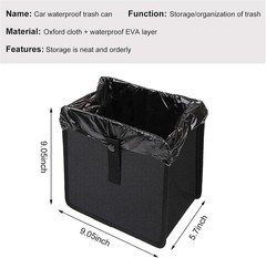 Foldable Waterproof Oxford Cloth Trash Can, Leak-Proof Large Cap Color: Normal