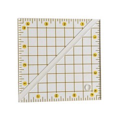 Half Square Triangle Multiple Size Quilting Ruler Template Grid 4.5×4.5 Inch