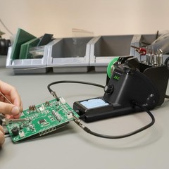 60W Digital Soldering Iron Station Kit with Helping Hands, 6 Tips, Solder & Tool