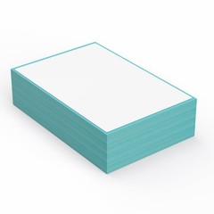 9527 Product Fanfold 4 x 6 Direct Thermal Labels 1 Stacks | 100 Labels, Blue