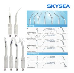 5x Dental Ultrasonic Piezo Scaler Tips fit Woodpecker EMS/DTE SATELEC Handpiece