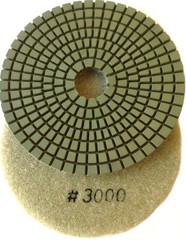 4 inch Diamond Polishing Pads Wet 50-8000 Grit Granite Marble Stone Concrete