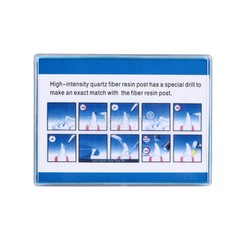 AAA Dental Fiber Posts Resin High-intensity Screw Thread Glass +4 Drills