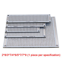 5Pcs/Lot 6 Color 2X8/3X7/4X6/5X7/7X9Cm Double Side Prototype DIY Universal Print