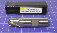 3/4″ HSSCo8 Roughing End Mill 4F 3/4″ LOC RH 3″ OAL