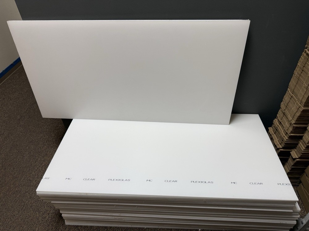 Clear Acrylic Sheet, Plexiglass Plastic Sheet 3/16″ x 24″ x 48”