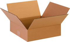 13 X 13 X 4 Corrugated Cardboard Boxes, Flat 13″L X 13″W X 4″H, Pack of 25 | Shi