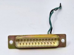 (Lot of 4) D-Sub 25 Pin Male Connector for Harris Macom GE Mastr III