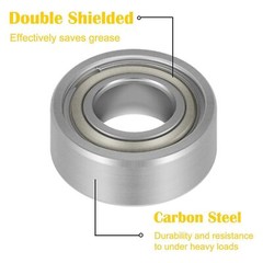 20Pcs 693ZZ Ball Bearing 3 x 8 x 4mm Double Shielded Deep Groove Chrome Bearings